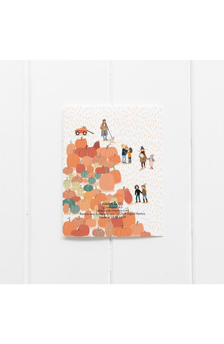 Ramus & Co Pumpkin Thanksgiving Fall/Autumn Greeting Card Pack Sets, Alternate, color, Multi-Pack