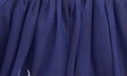 Mini Boden Kids' Nutcracker Appliqué Tulle Skirt In Blue