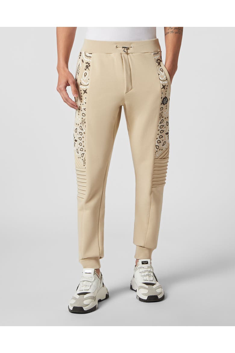 Sweatpants Paisley Men, Main, color, beige