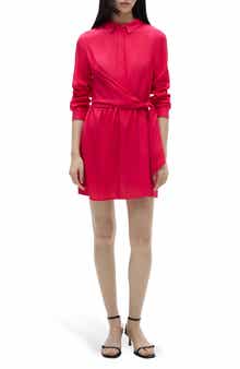 MANGO Long Sleeve Shirtdress