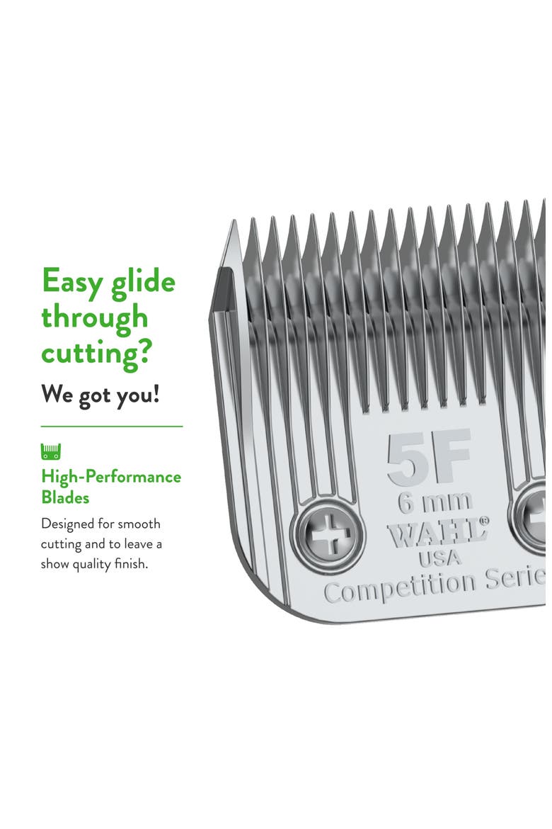 5F full coarse detachable blade with 15/64-inch cut length, Alternate, color, Chrome