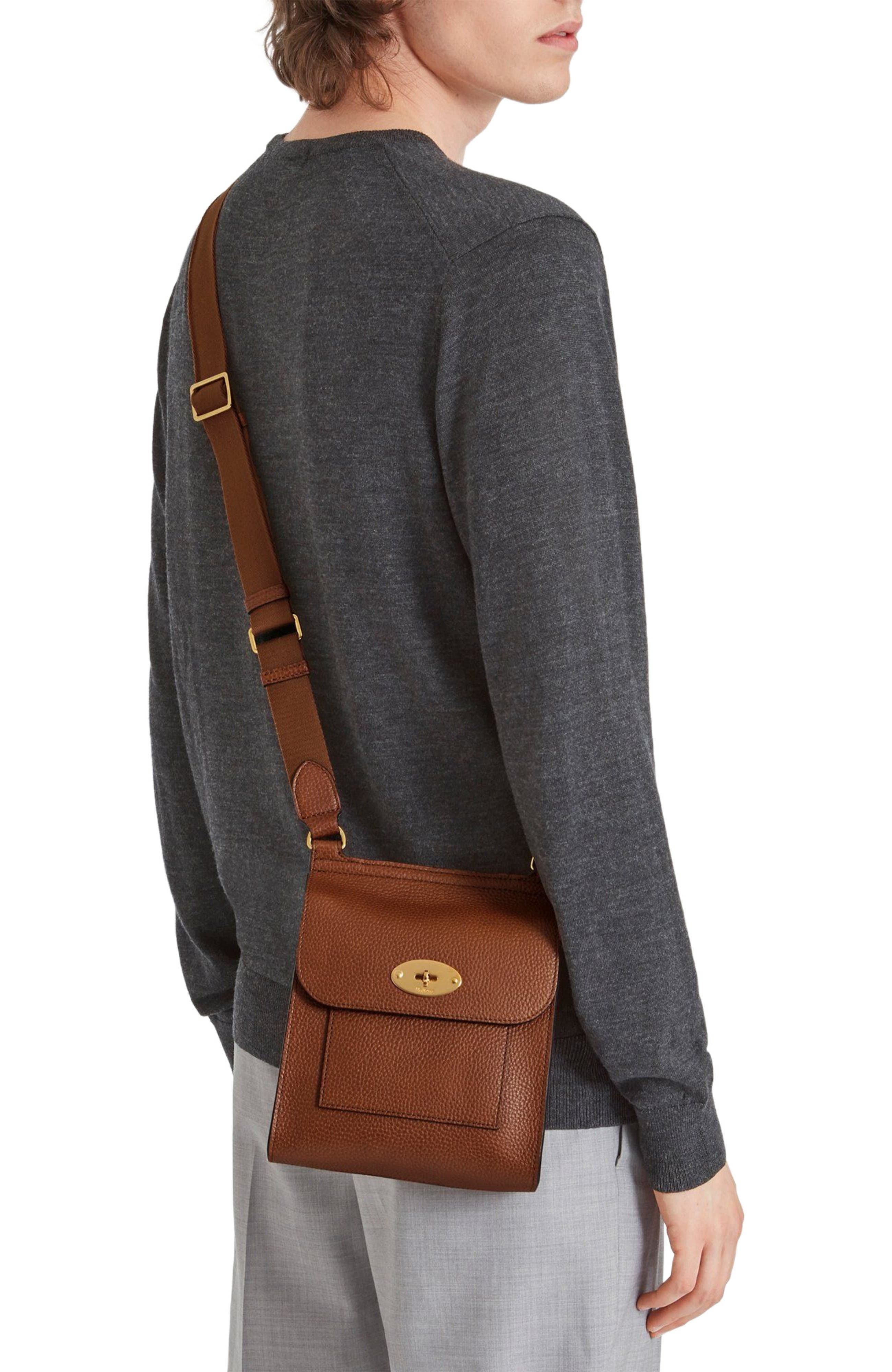 Mulberry Small Antony Leather Crossbody Bag, Alternate, color, 