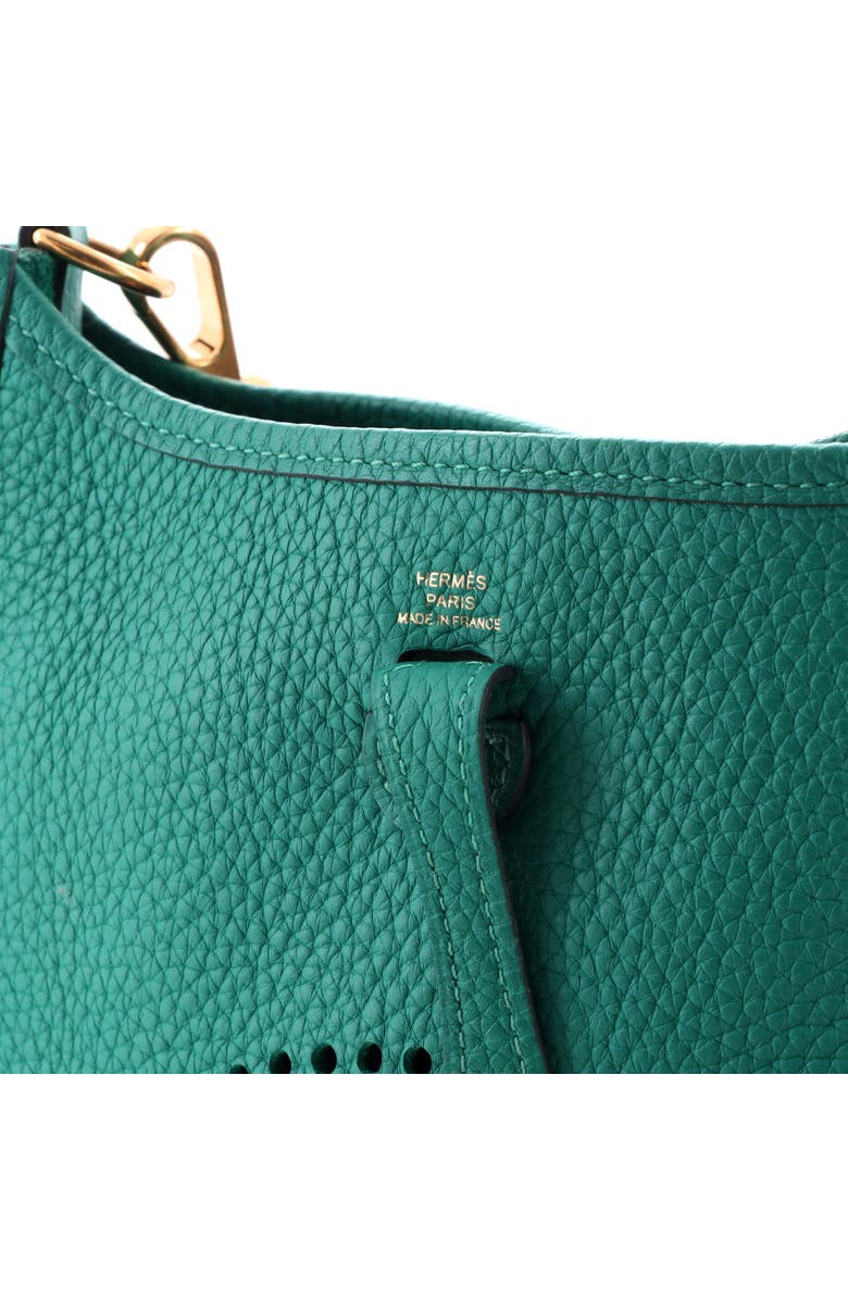 Pre-Owned Hermes Evelyne Bag Gen III Clemence TPM, Alternate, color, Vert Verone