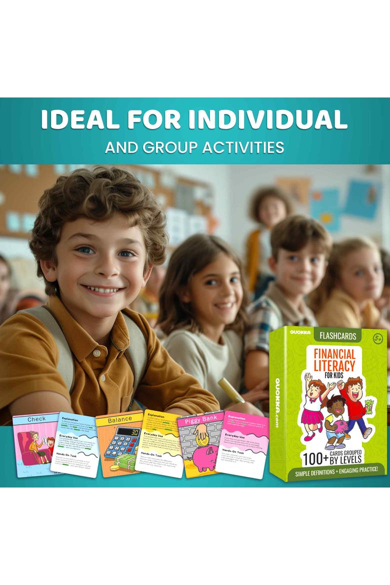 Educational Kids Sight Words & Learning Flash Cards, Alternate, color, Financial Literacy