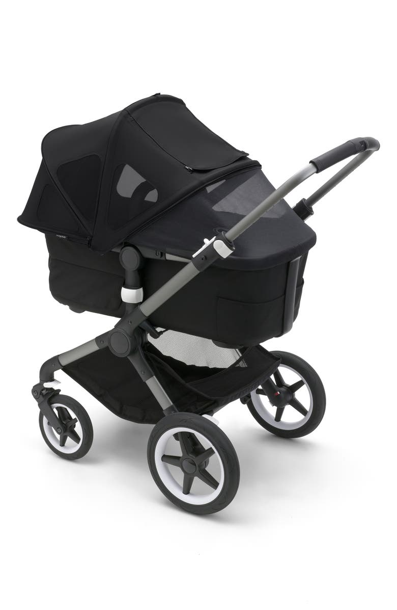 Bugaboo Sun Canopy for Fox, Cameleon or Lynx Strollers, Alternate, color, Midnight Black