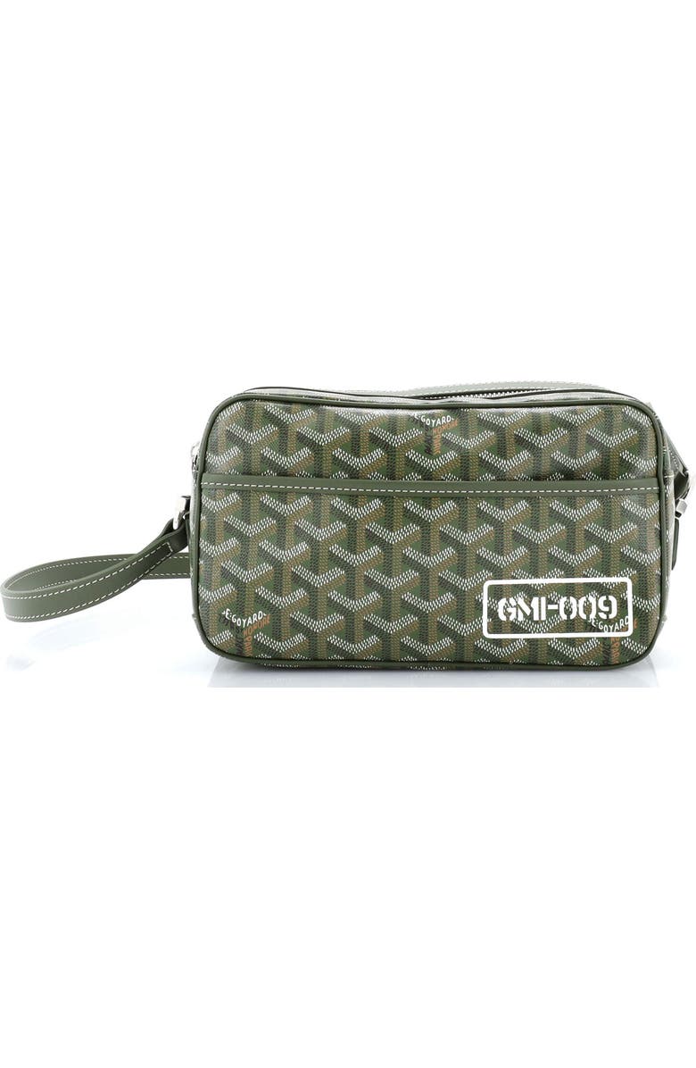 Pre-Owned Goyard Cap Vert Bag Printed Coated Canvas, Main, color, Green