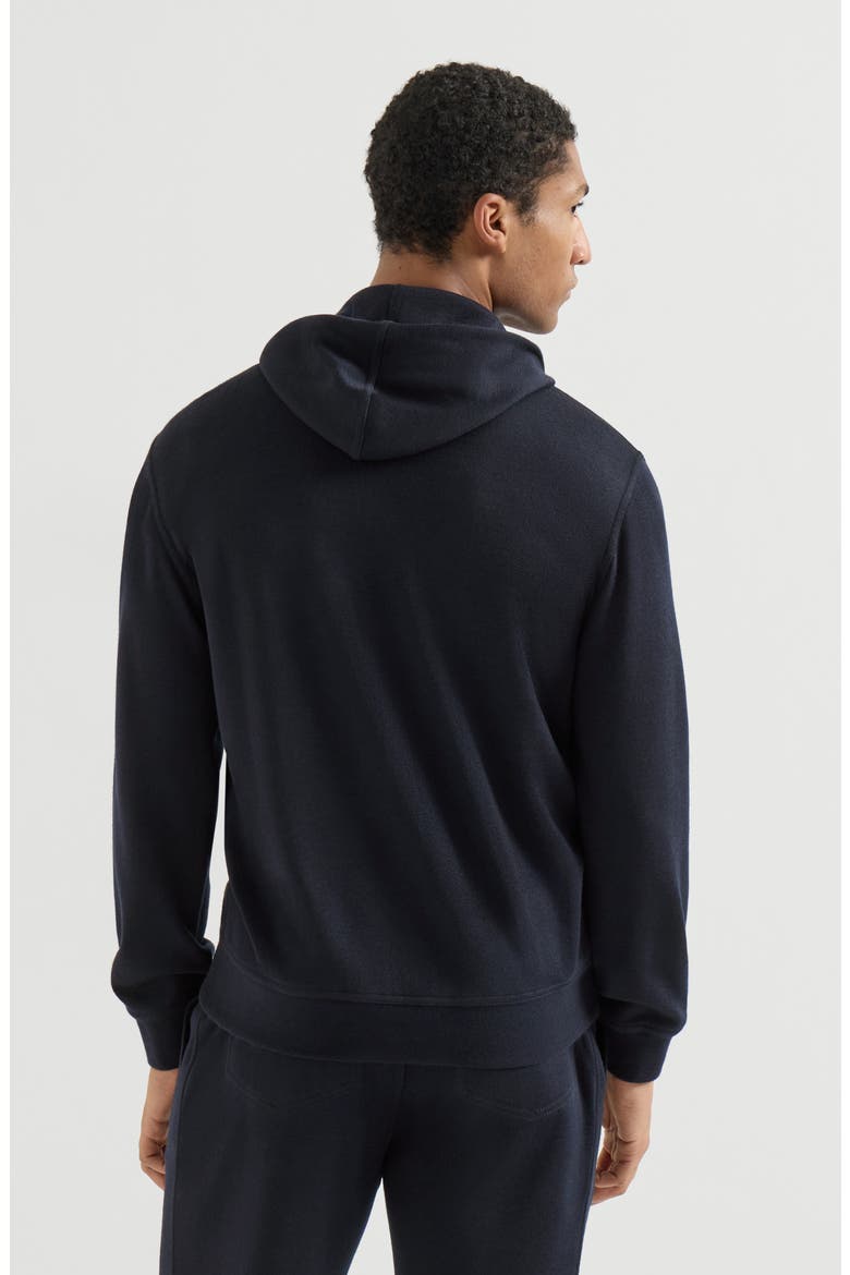 French terry sweatshirt, Alternate, color, Blue