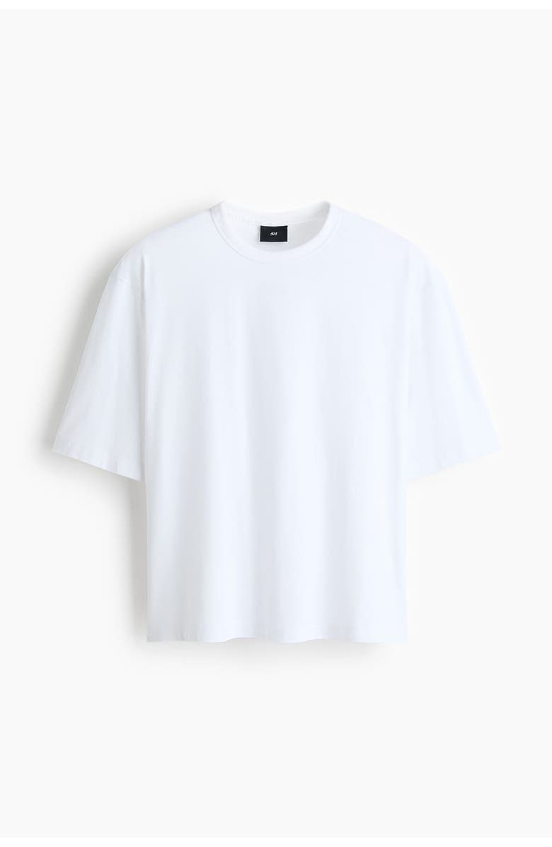 H&M 2-piece Cotton Loungewear Set, Alternate, color, Light Yellow/Checked