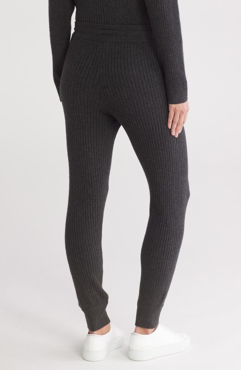 Spiritual Gangster Luxe Essential Ribbed Joggers, Alternate, color,