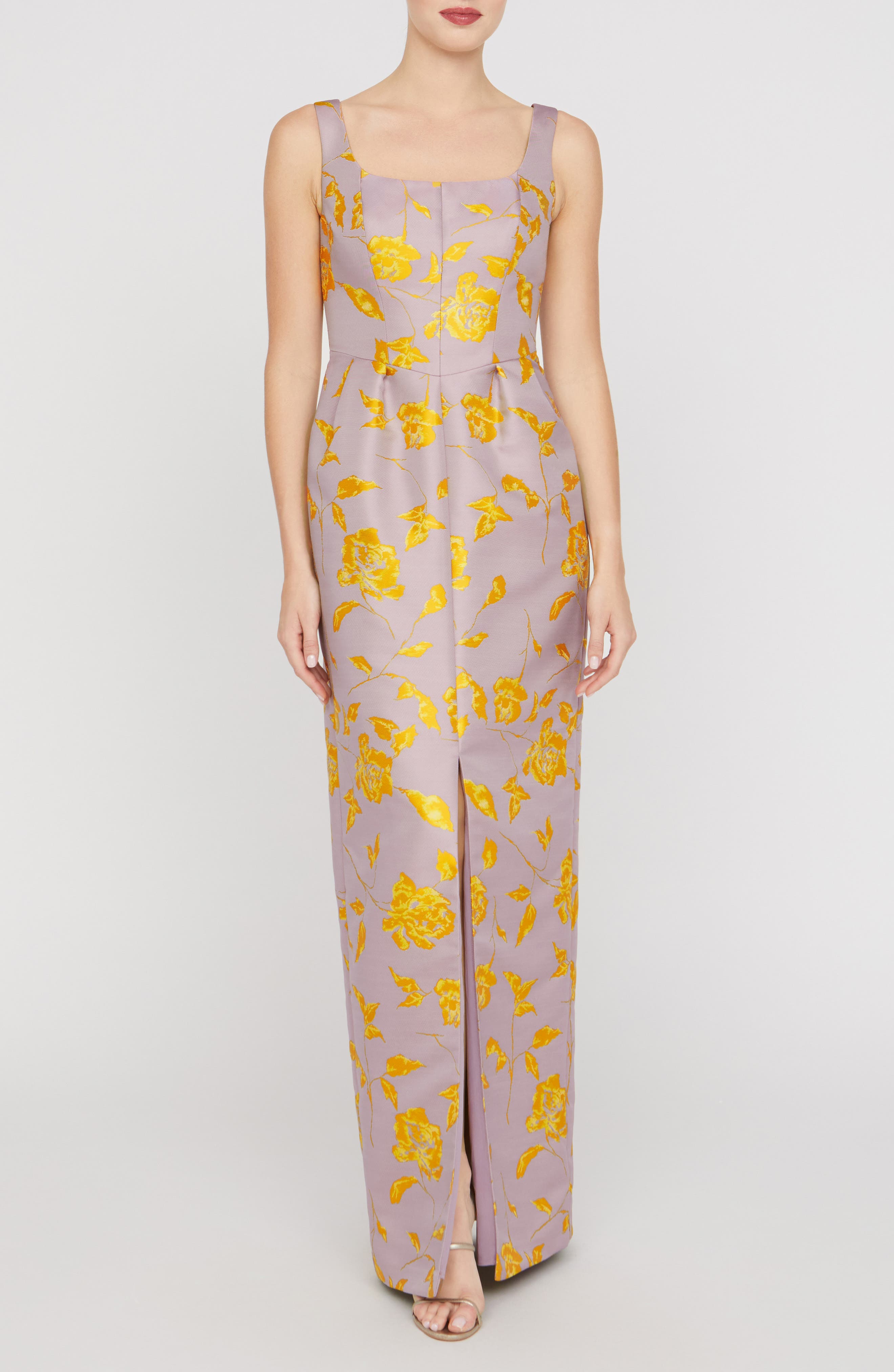 Indiana Floral Column Gown