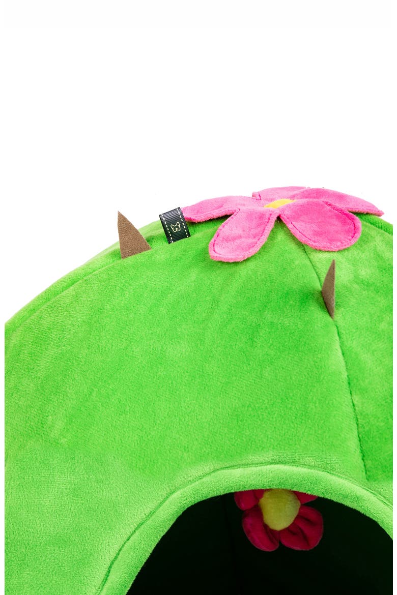 Fun Collection Dog and Cat Bed - Cactus Hut, Alternate, color, Green