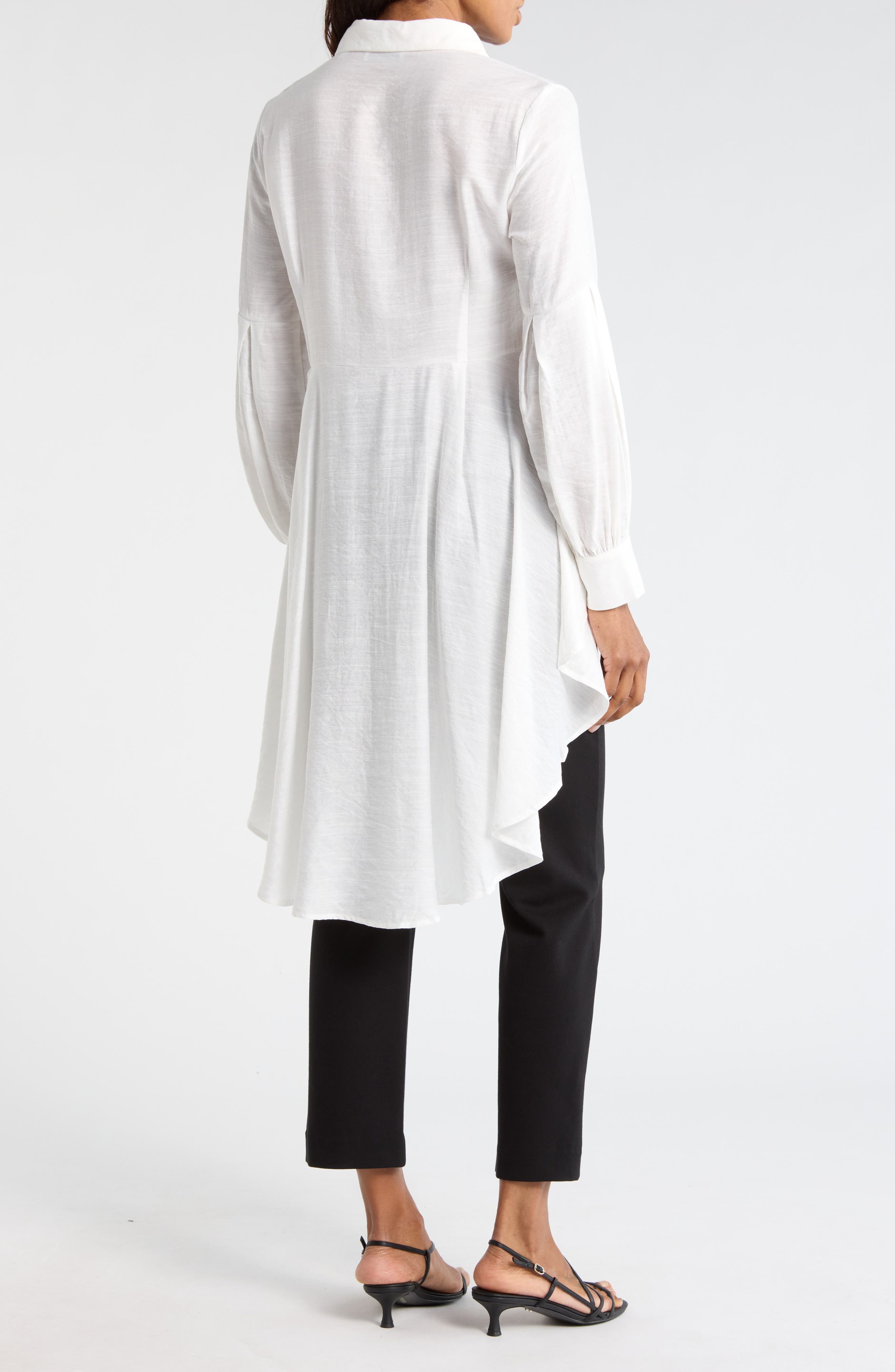 Button-Down High-Low Top - image 4