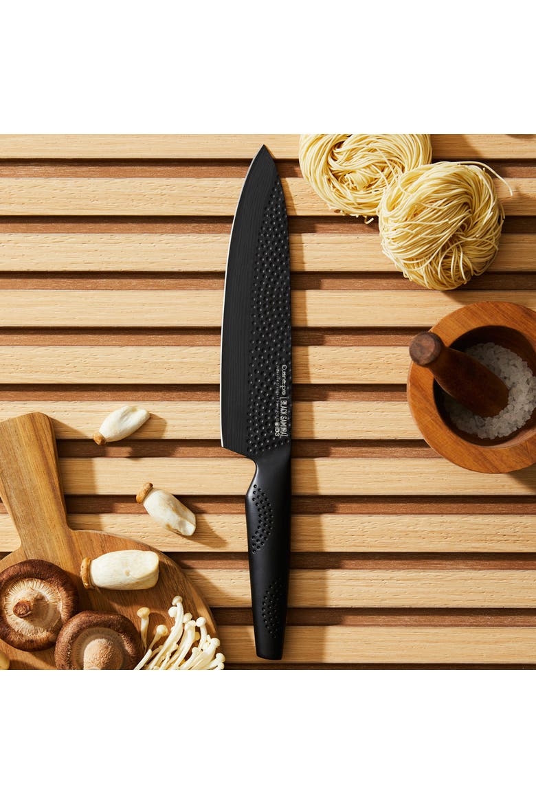 iD3® BLACK SAMURAI  8" Chef's Knife, Alternate, color, Black