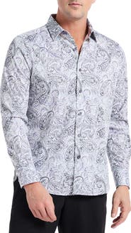 Robert Graham Ibiza Paisley Stretch Button-Up Shirt