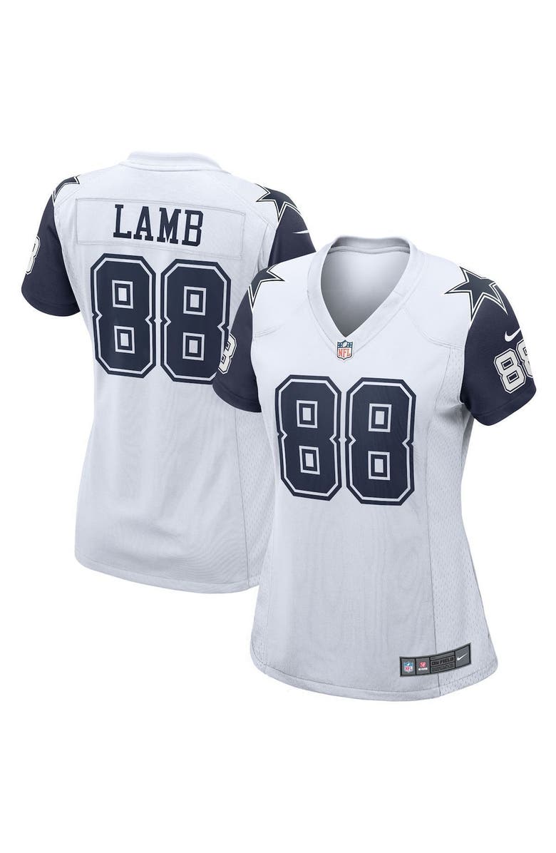 Nike Women's Nike CeeDee Lamb White Dallas Cowboys Game Jersey, Main, color, White