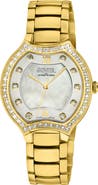 GEVRIL Lugano Diamond Bracelet Watch, 35mm