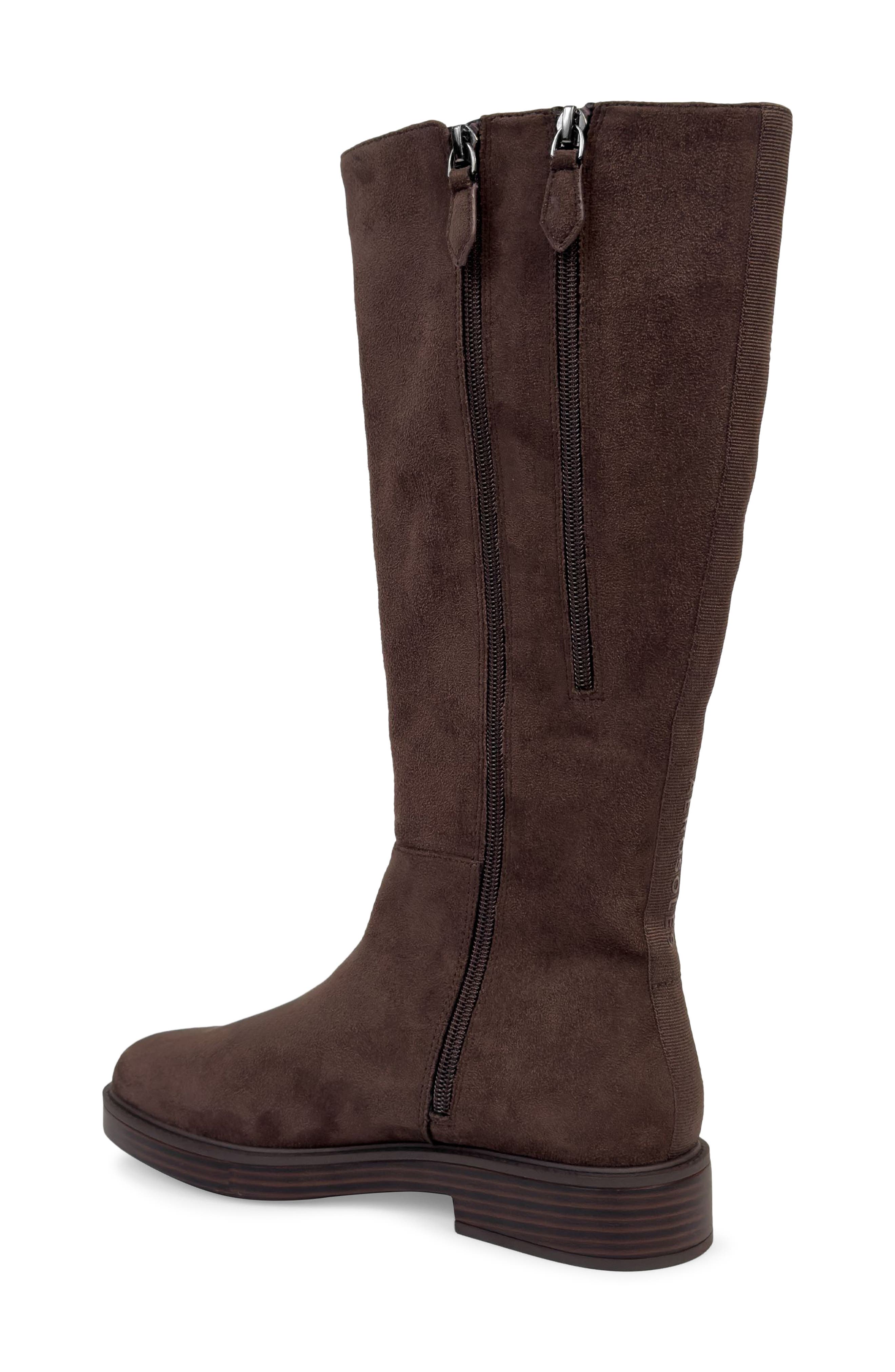 Prue Tall Boot, Alternate, color, JAVA FAUX SUEDE
