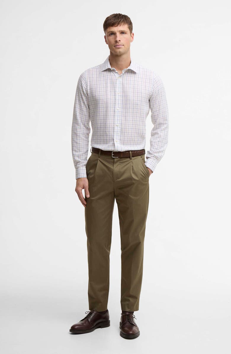 Barbour Belleview Tattersall Button-Up Shirt, Alternate, color, White