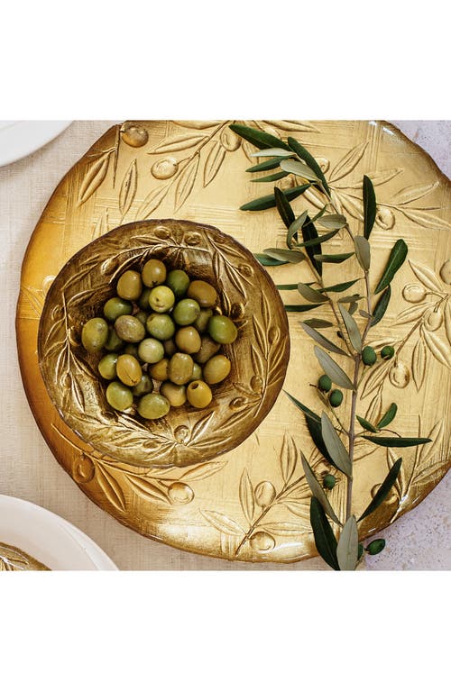 Vietri Moon Glass Small Bowl In Gold