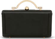 Jewel Badgley Mischka Emma Satin Minaudiere with Outer Pocket