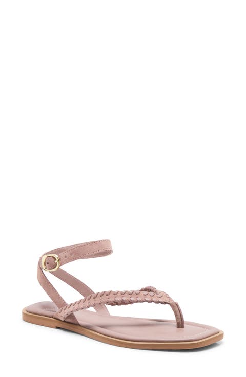 Waverly Whipstitch Ankle Strap Sandal (Women)