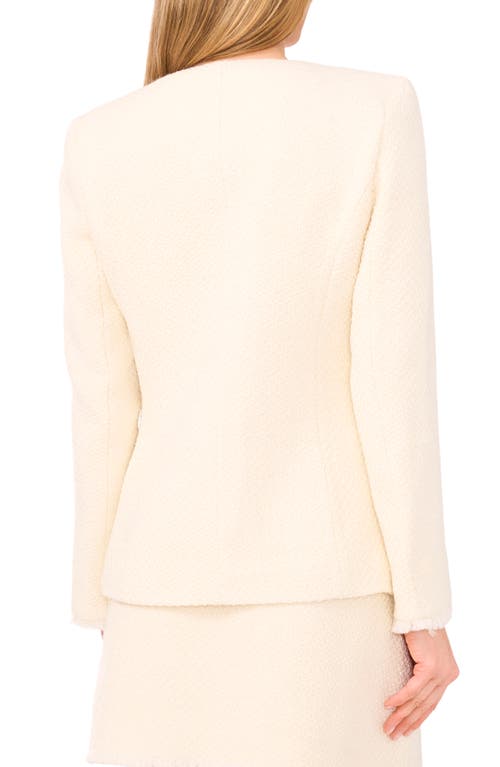 Ted Baker Tweed V-neck Blazer In Pink