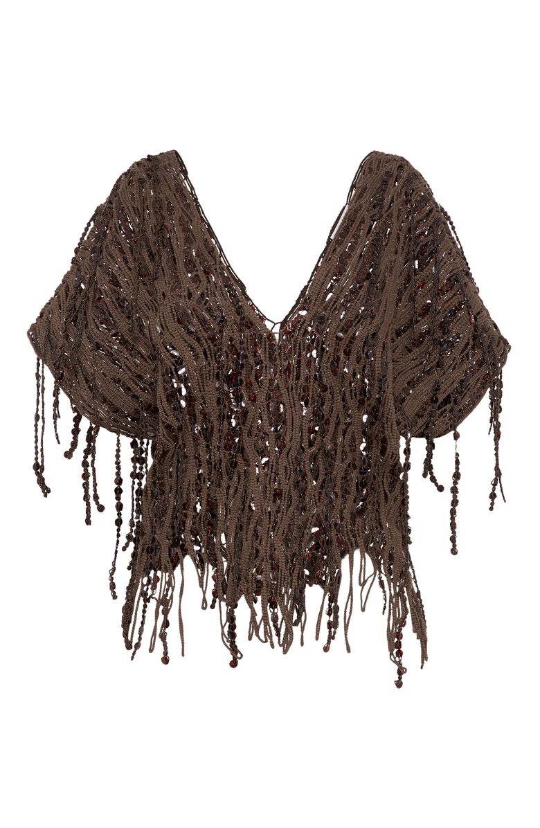 Brunello Cucinelli Dazzling Abstract Embroidery top, Main, color,