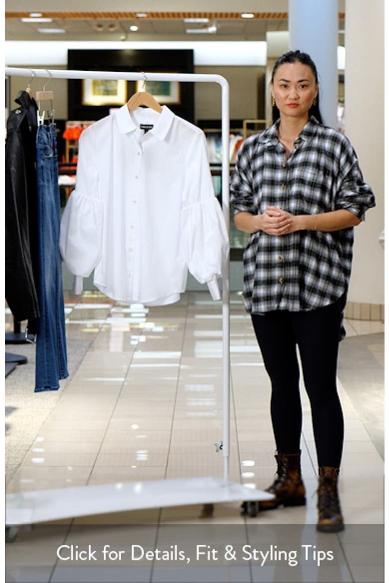 Balloon Sleeve Button-Up Shirt video