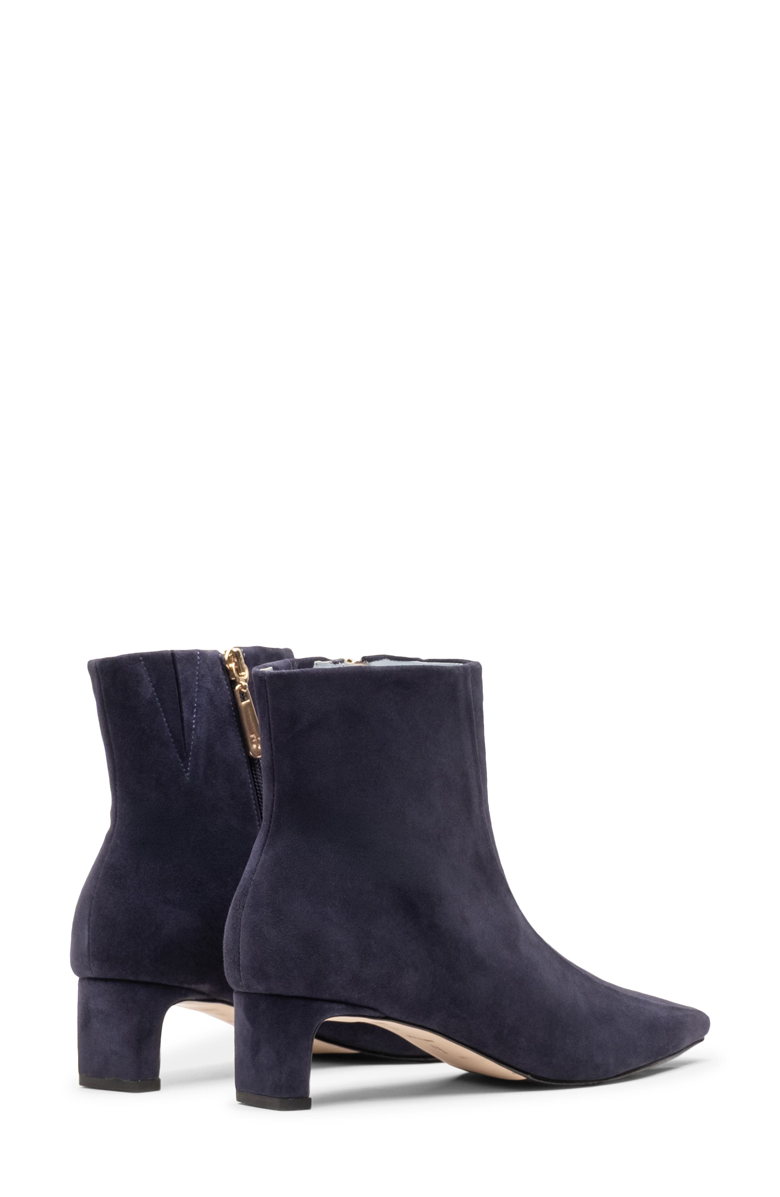 Marianne Suede Bootie, Alternate, color, NAVY