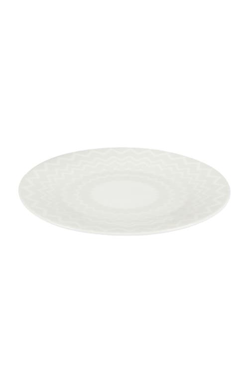 Missoni Home Zigzag White Charger Plate In White