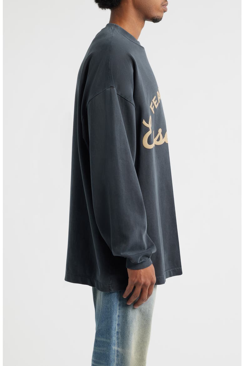 Training '90s Long Sleeve Logo Graphic T-Shirt, Alternate, color, FADED IRON GREY