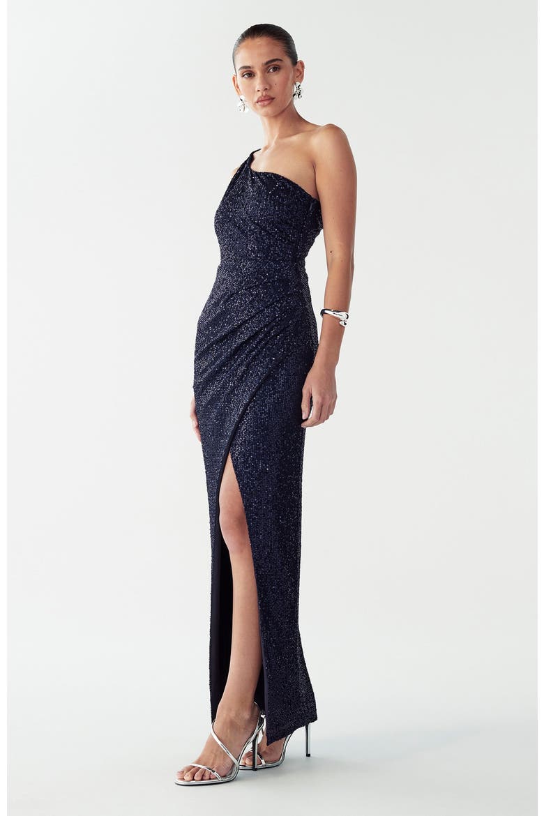 Brodey Maxi Dress, Alternate, color, Navy Sequin