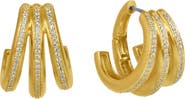 Dean Davidson Dauphine Pavé Hoop Earrings