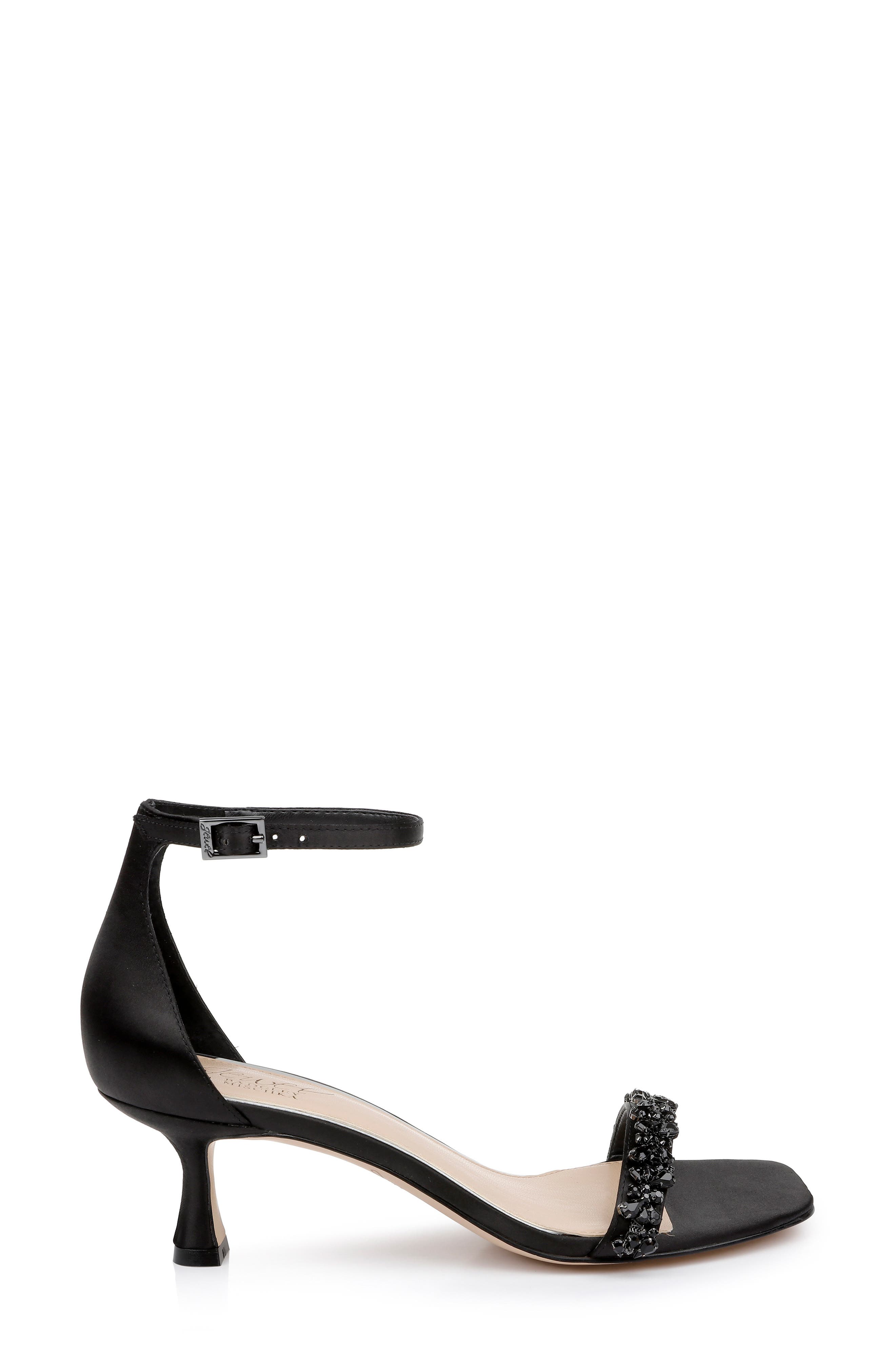 Jewel Badgley Mischka Angel Kitten Heel Ankle Strap Sandal, Alternate, color, 