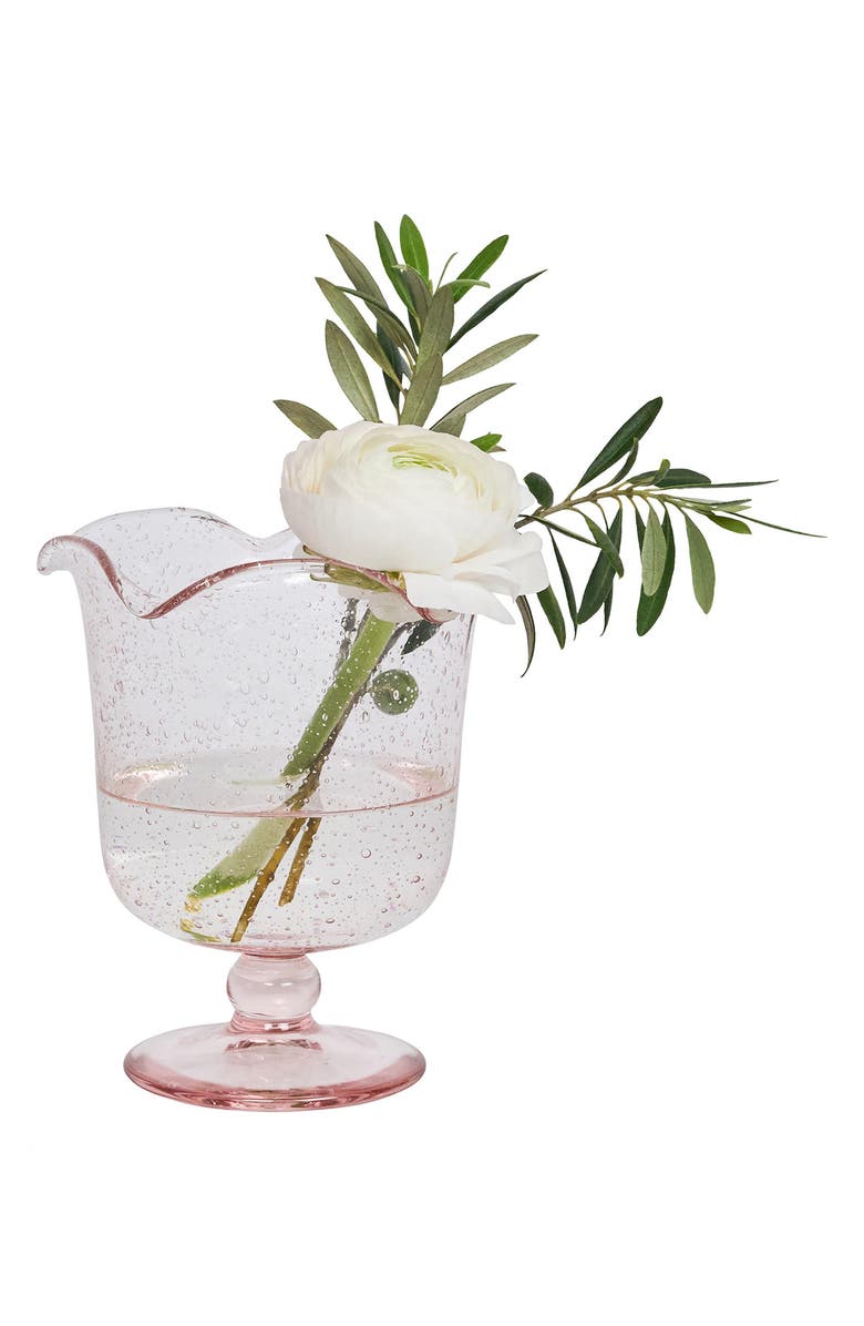 Juliska Provence Hurricane Vase, Alternate, color, Blush