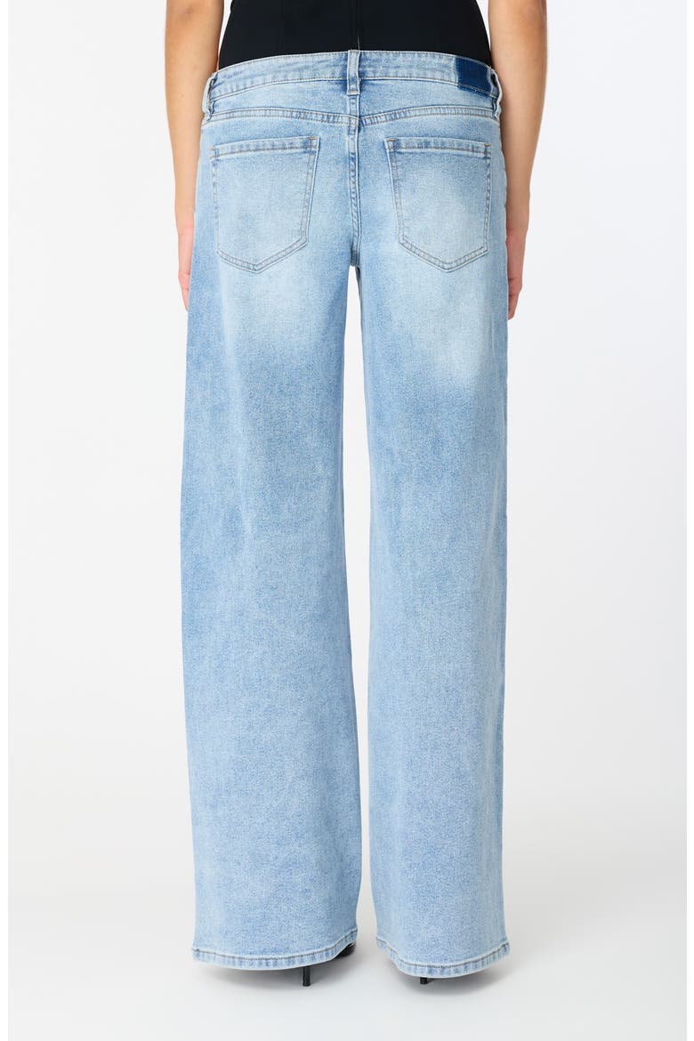 Frida Stretch Wide Leg Jeans, Alternate, color, LIGHT WASH