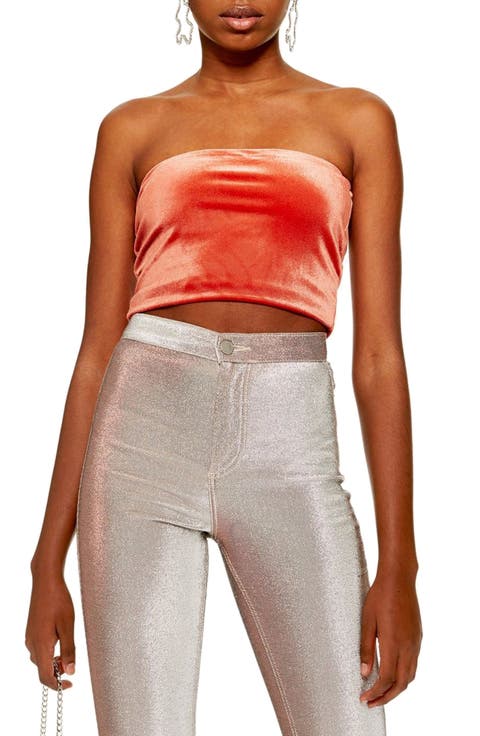 Velvet Bandeau Top