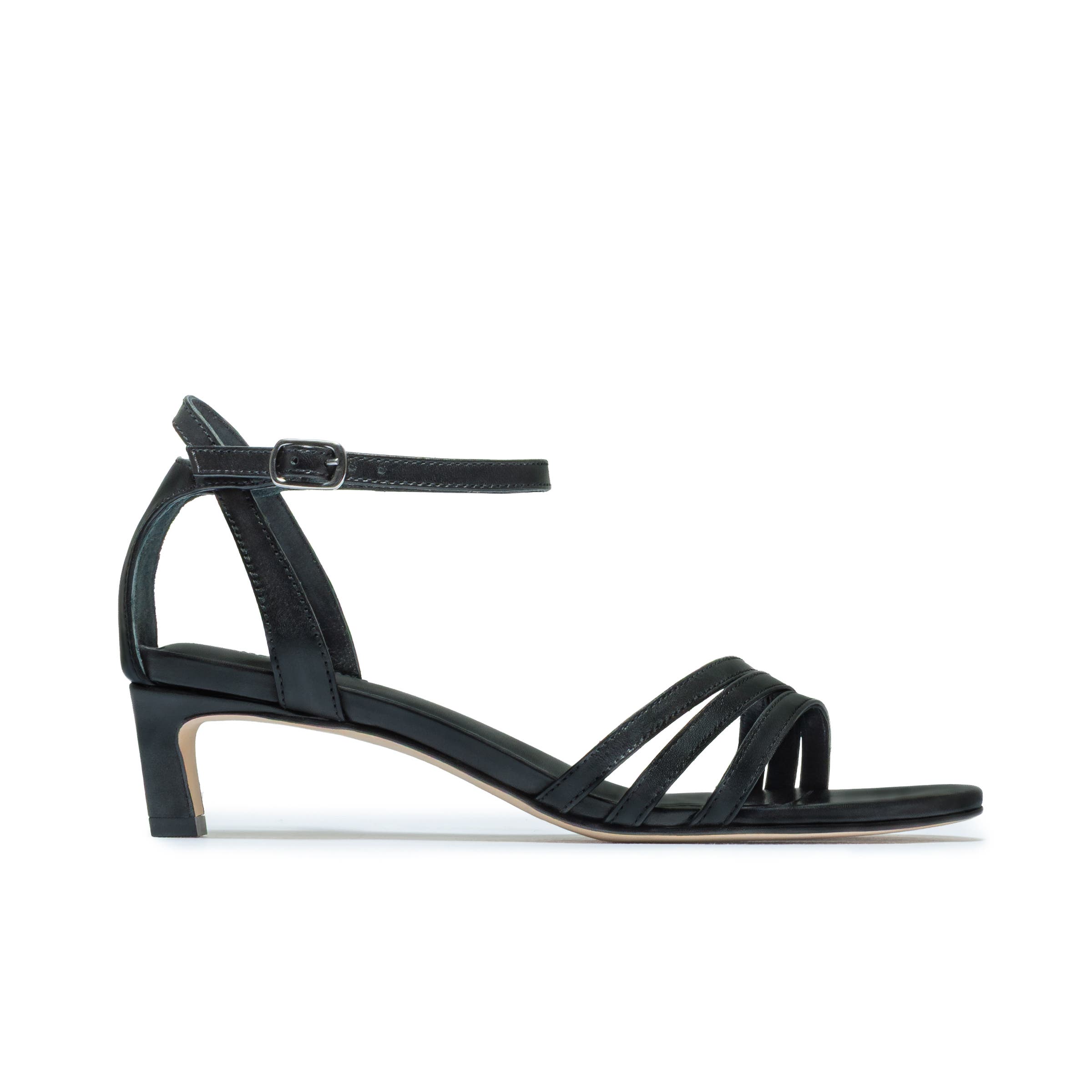 Bernardo Footwear Lima Low Heel Sandal, Main, color, Black