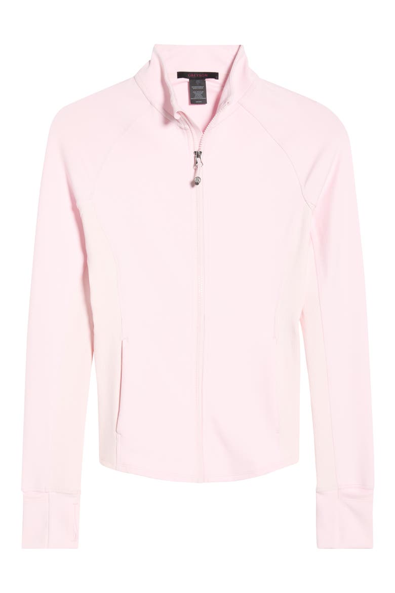 Soleil Full Zip Jacket, Alternate, color, BLOOM