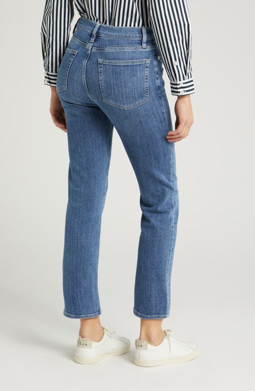FRAME FRAME LE HIGH RIPPED STRAIGHT LEG JEANS