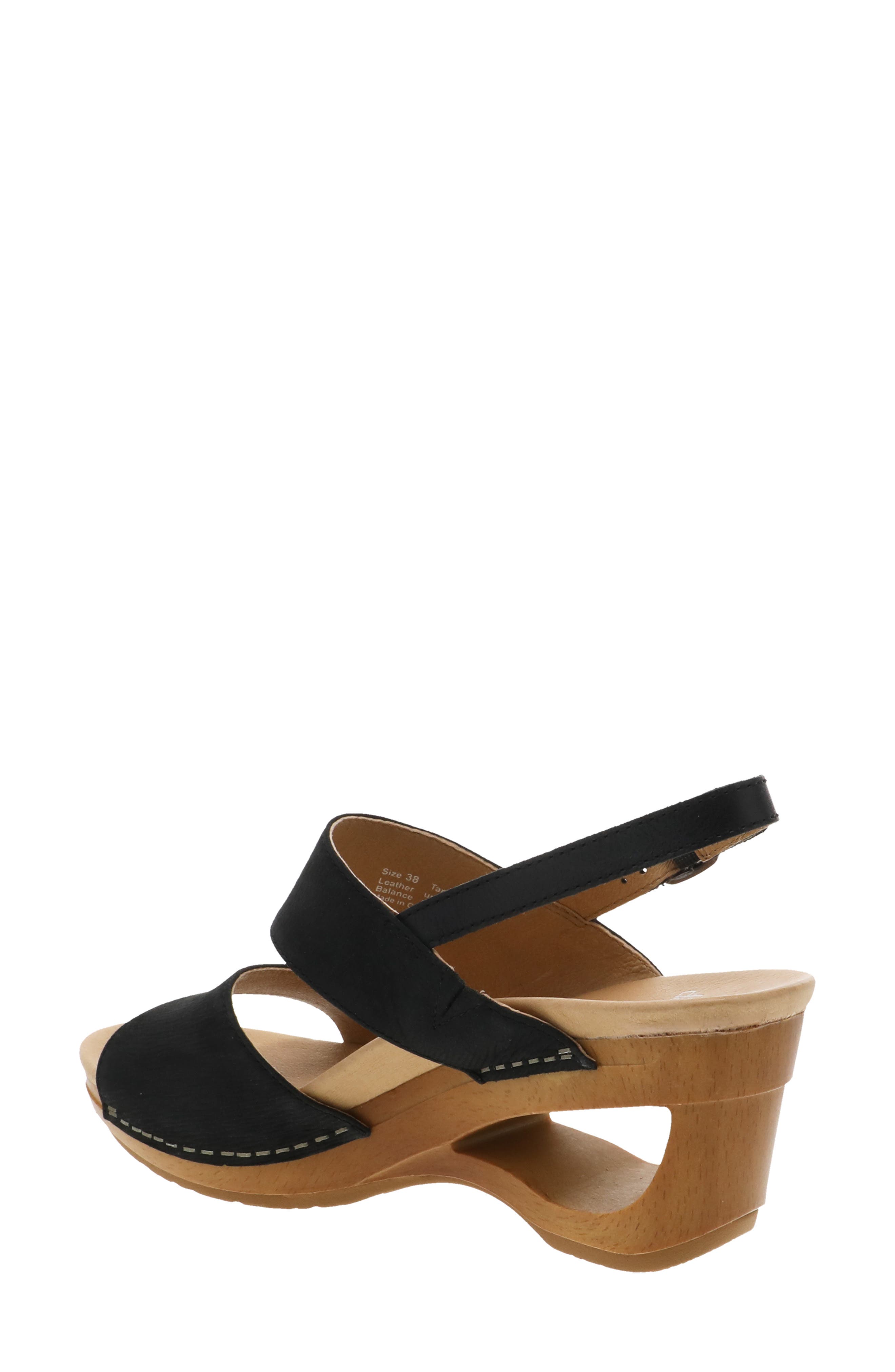 Dansko Tamia Cutout Wedge Sandal, Alternate, color, 