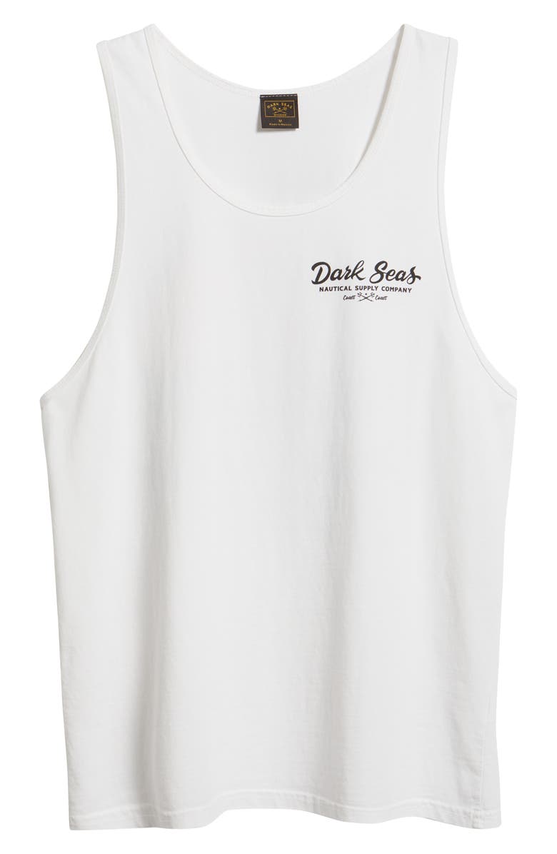 DARK SEAS Open Ocean Graphic Tank, Alternate, color, White