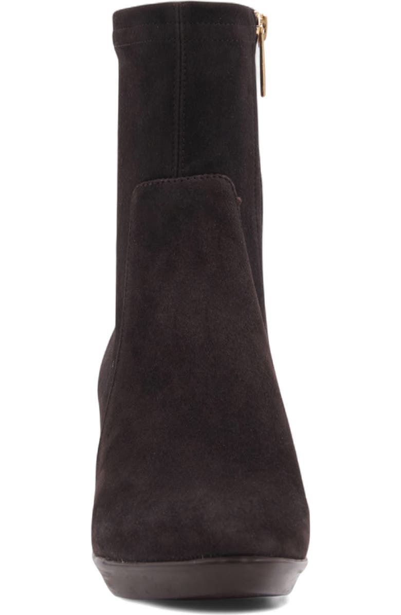 Aquatalia Rhumba Low Weatherproof Bootie, Alternate, color, Espresso Suede