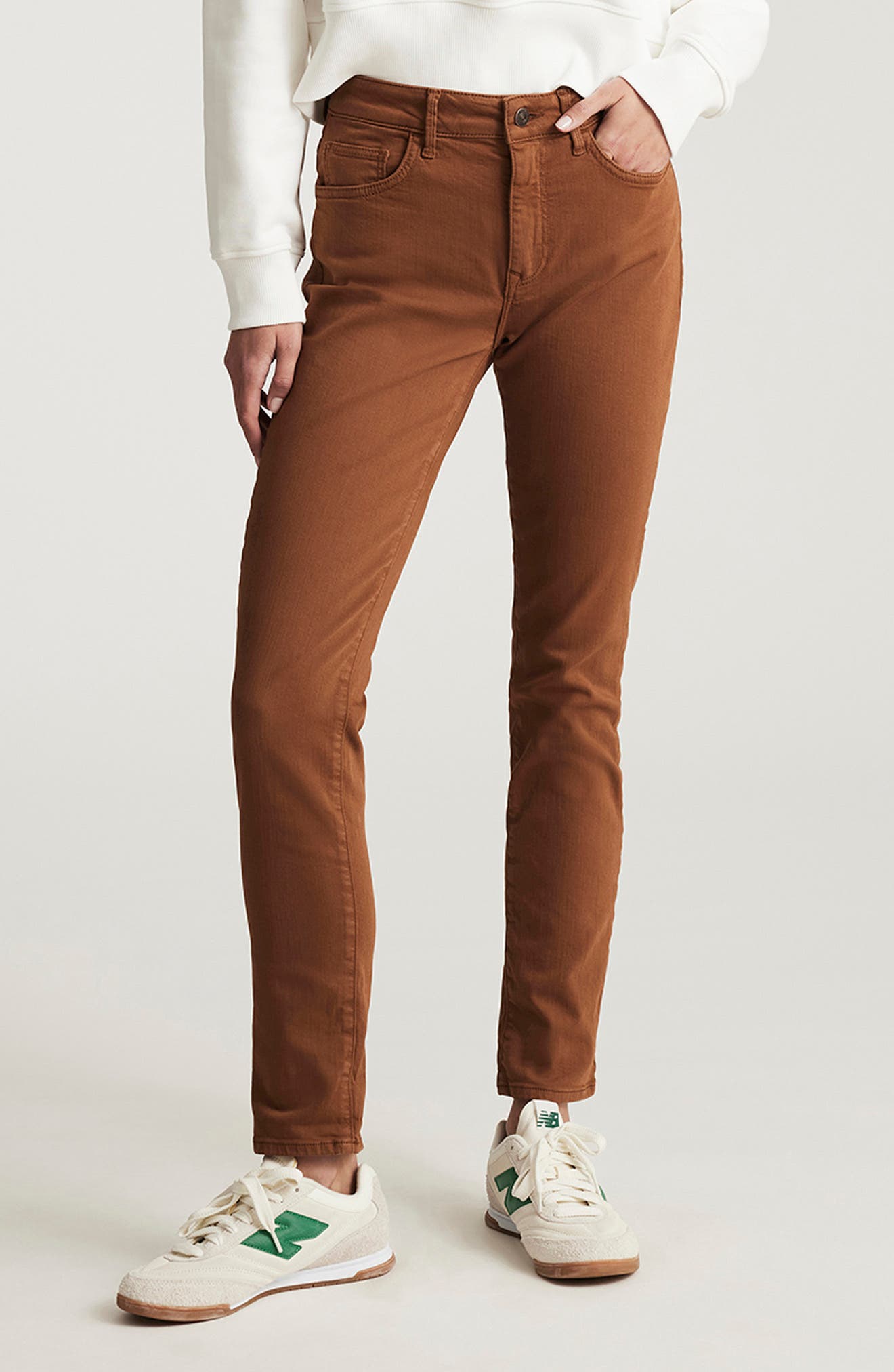Kathleen Mid Rise Slim Boyfriend Jeans