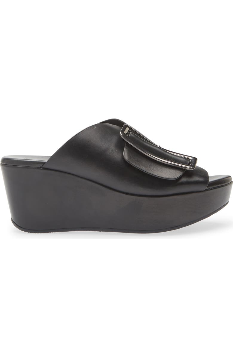 Chocolat Blu Yasha Platform Wedge Sandal, Alternate, color, Black Leather
