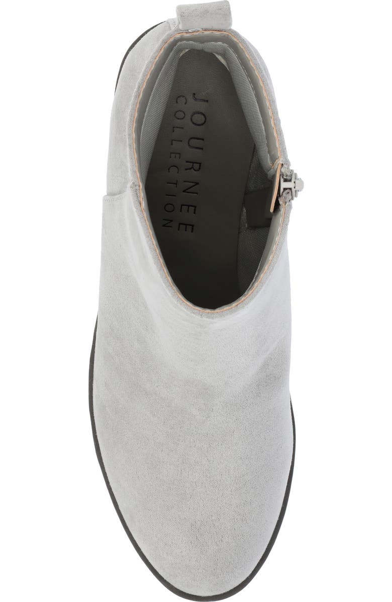 Journee Collection Cassidy Bootie, Alternate, color, Grey