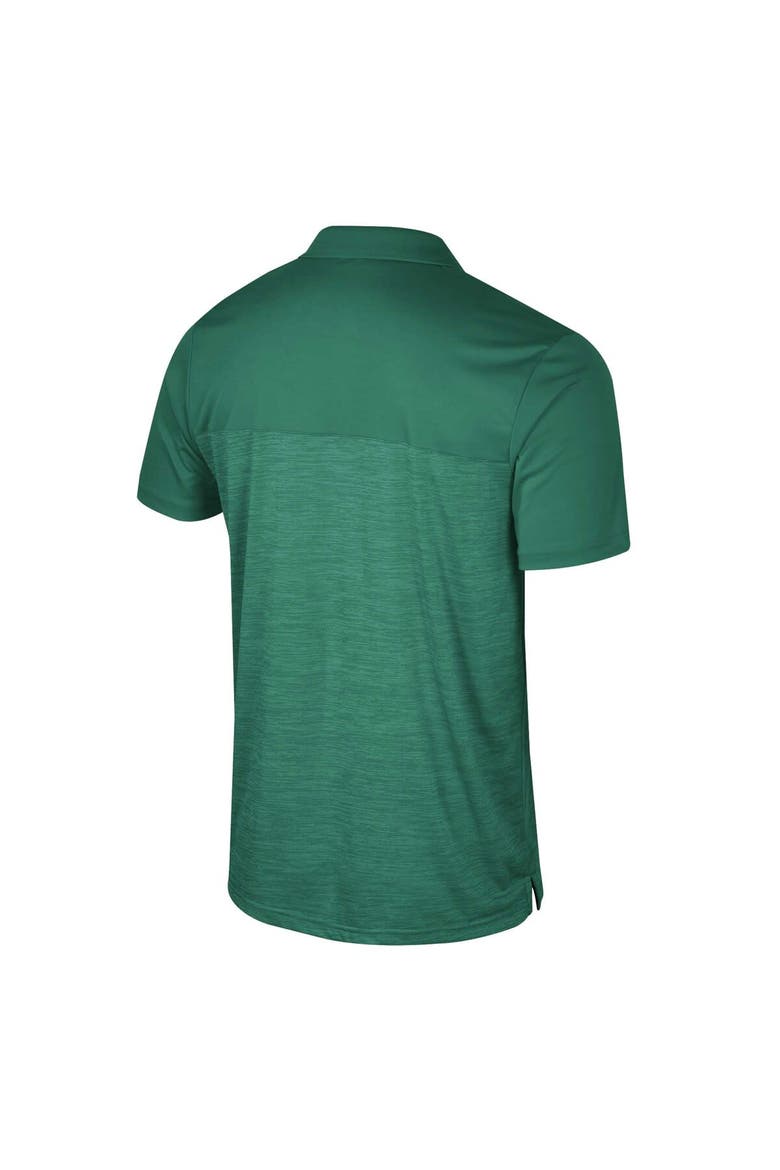 Men's Colosseum Green Michigan State Spartans Langmore Polo, Alternate, color, Green