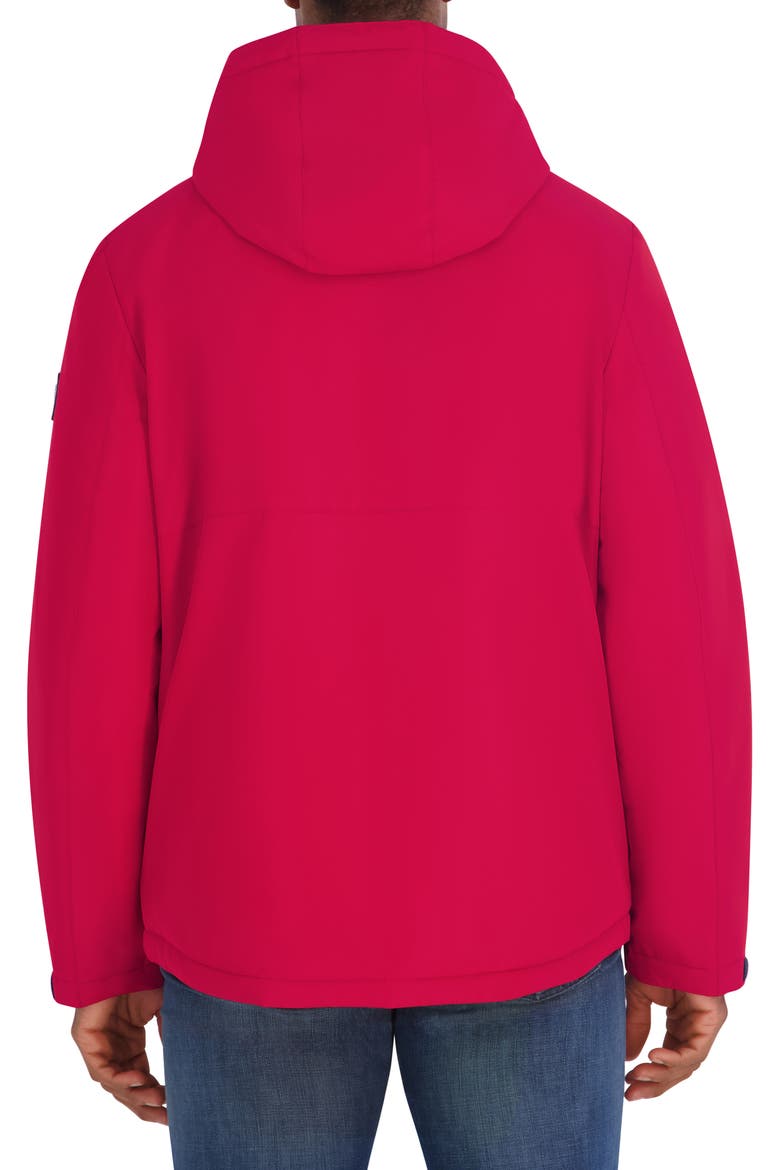 Hooded Rain Jacket, Alternate, color, RED