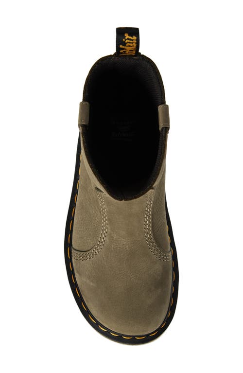Dr. Martens Zebzag Rigger Slip On Nubuck Boots In Green