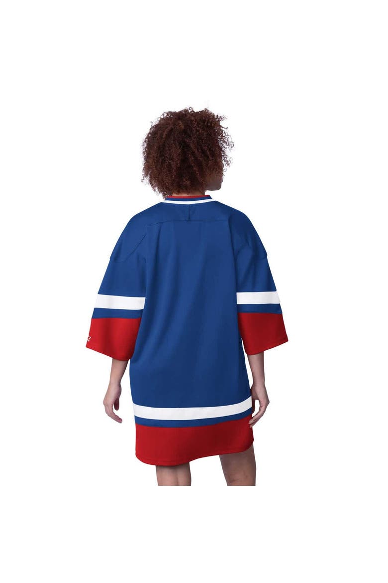 bills jersey dress STARTER Women's Starter Royal Buffalo Slap Shot 3/4 Sleeve Sneaker (Women) Men Pants